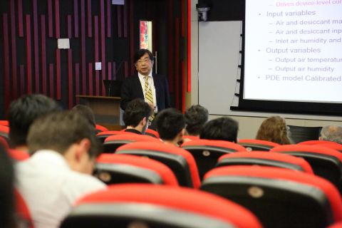 BEARS Director Professor Tomizuka presenting during 2016 SinBerBEST Annual Symposium