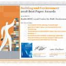 2018 Building and Environment Best Paper Awards